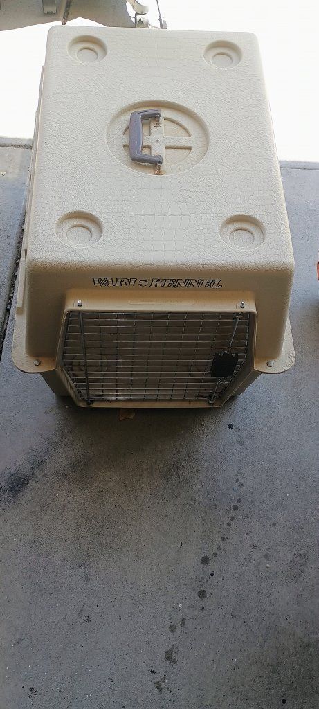 VARIKENNEL Deluxe Pet Porter Dog Crate Kennel Tan Travel Carrier