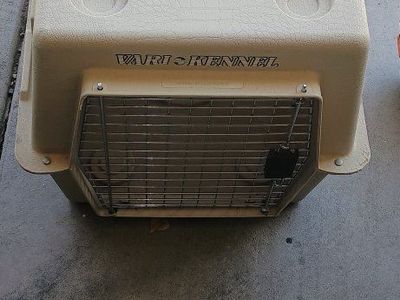 VARIKENNEL Deluxe Pet Porter Dog Crate Kennel Tan Travel Carrier