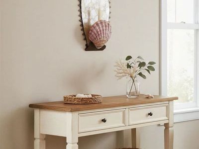 Coastal Seashell Candle Sconce - Wall-Mounted Candle Holder with Capiz Shell Backing