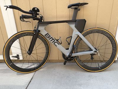 BMC Timemachine 02 Triathlon Bike - Size ML with Easton Aero Wheels