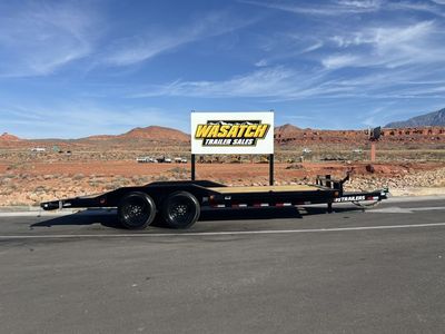 2027 PJ Trailers 8.5X20 B6 6'' Channel Super Wide Equipment Trailer