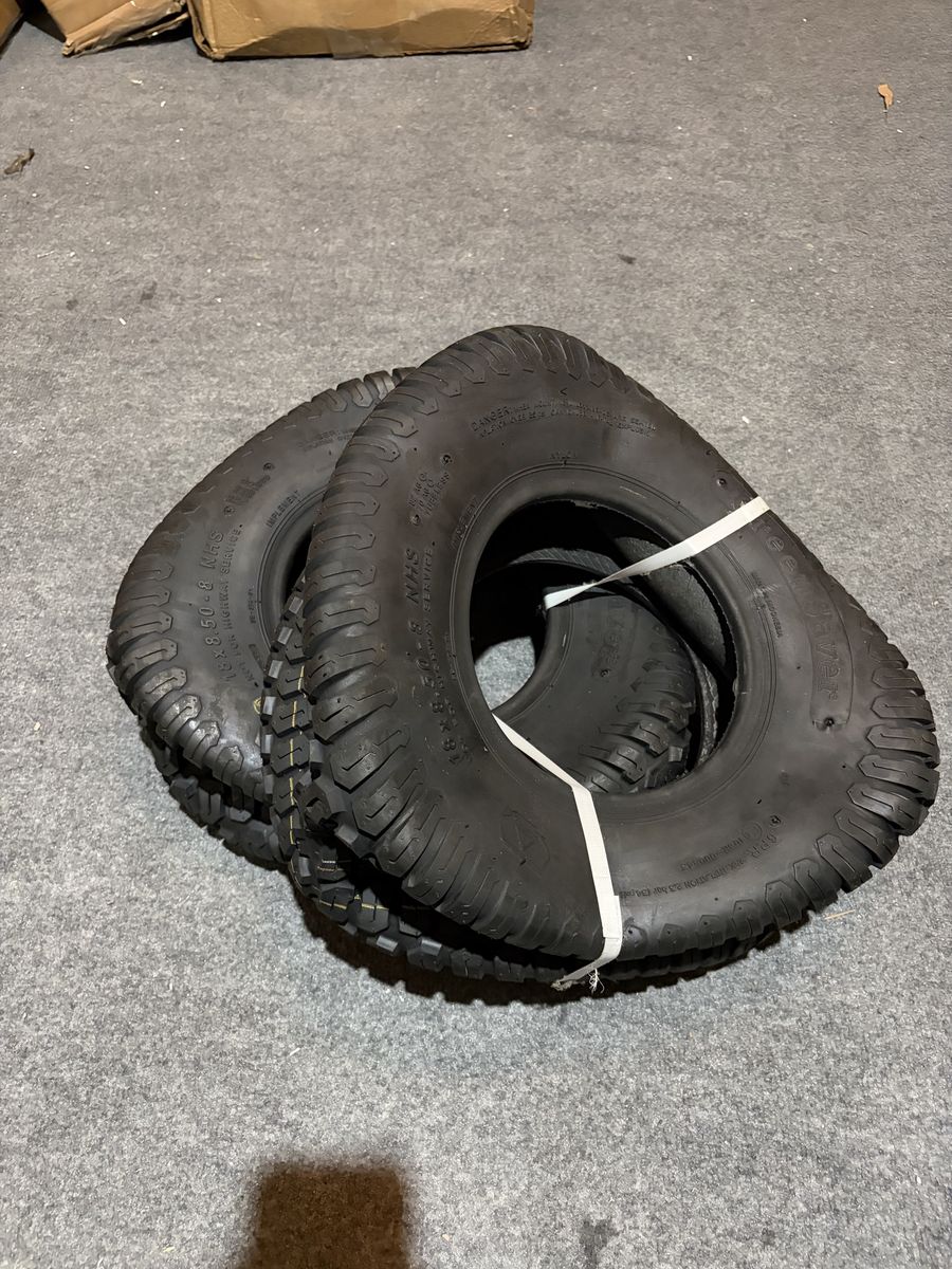 2 New GreenSaver 8 x 8.50 NHS Tires