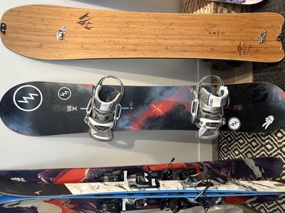 Burton Custom X 162w with Cartel Bindings