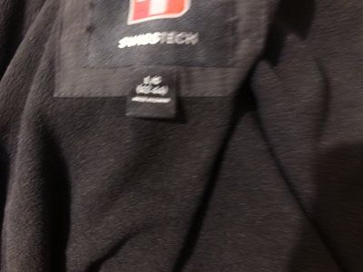 Swiss Tech Black Jacket with Hood - Women's Size L (12-14)
