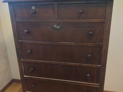 Antique Matching Bed Frame and Dresser