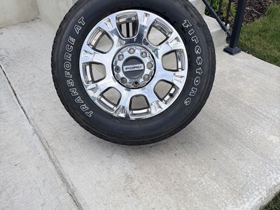 Ford F350 Rims and Tires 285/60R20 Firestone
