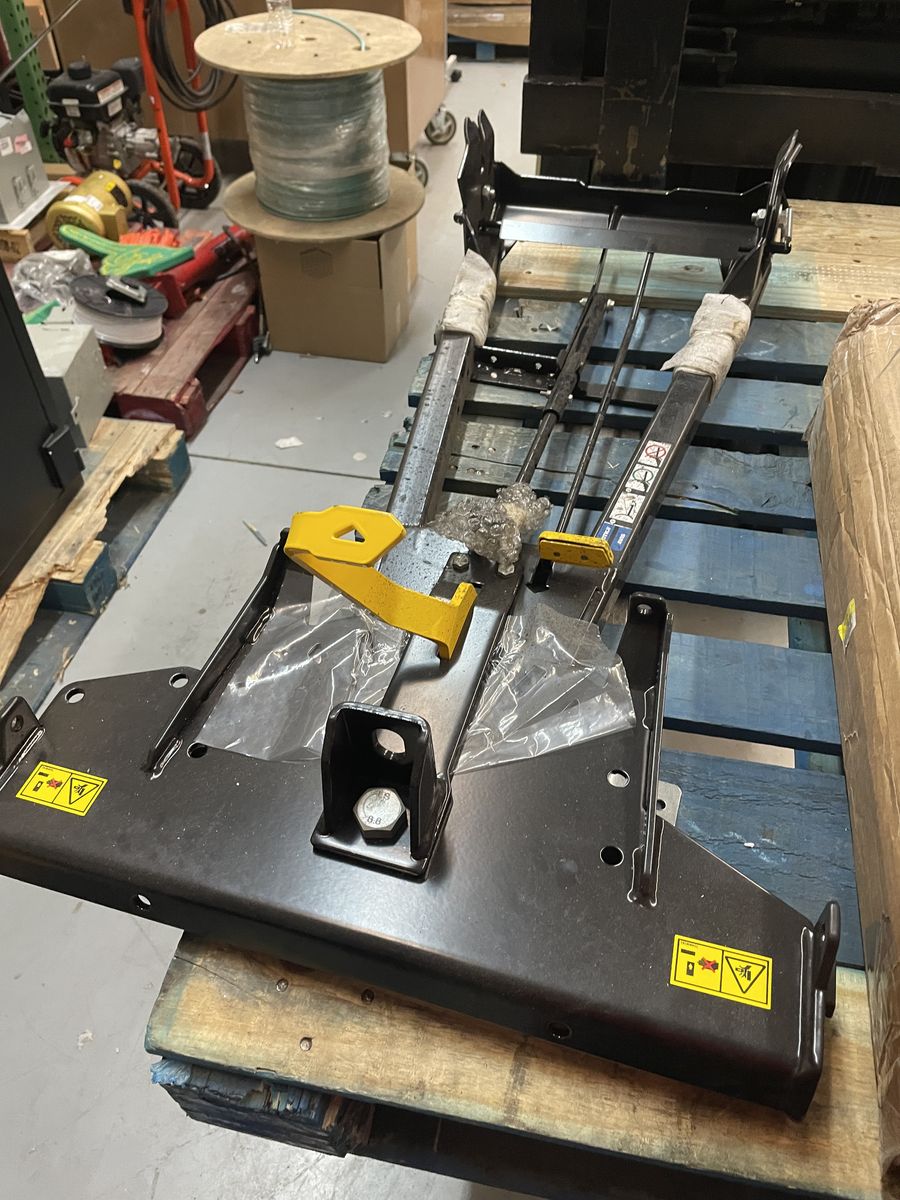 Lawn Mower Snow Plow Blade Mount