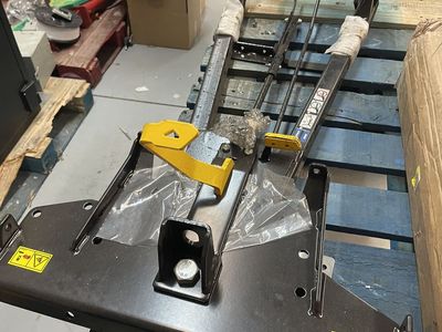 Lawn Mower Snow Plow Blade Mount