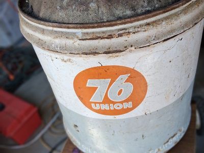 Old Collectible 76 Union Gas/ Oil Can Cool!