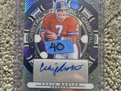 Craig Morton trading card Broncos