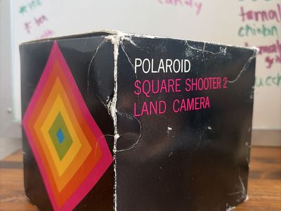 Polaroid Square Shooter 2 Land Camera - Vintage Instant Film Camera, Original Box
