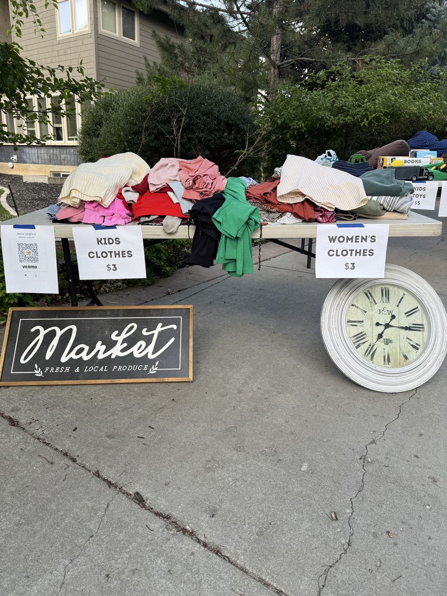 Multi-family yard sale