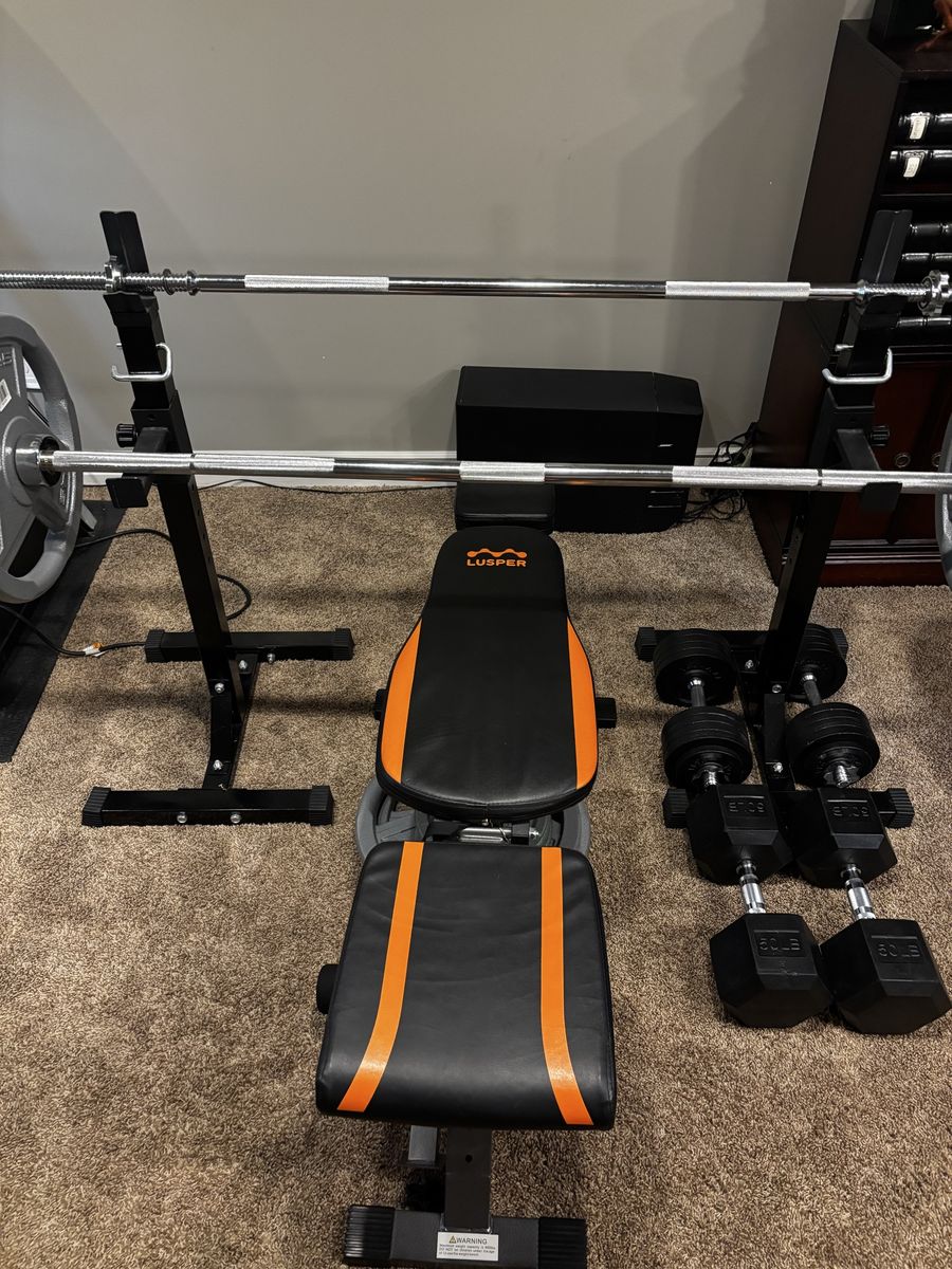 LUSPER Adjustable Weight Bench