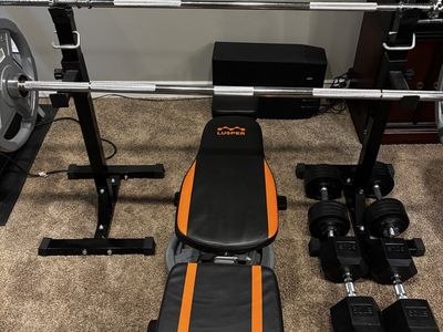 LUSPER Adjustable Weight Bench