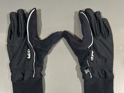 REI Mens Medium Black Running Gloves