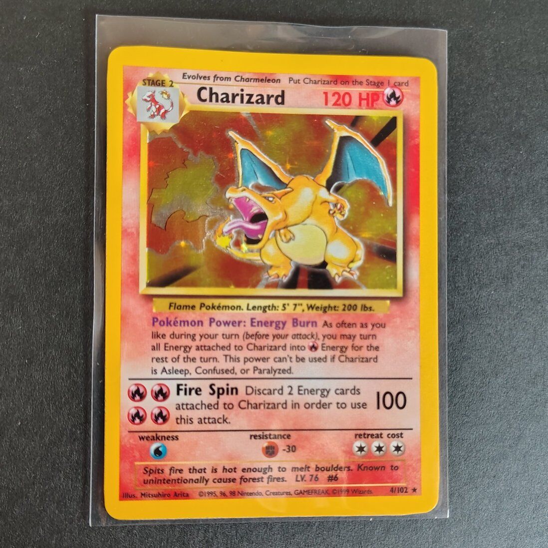 FTO Base Set Charizard Pokémon Card Pokemon