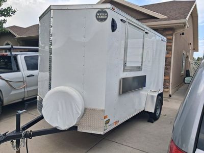 Custom Built 2024 Enclosed Cargo Trailer - 12ft, Concession ready
