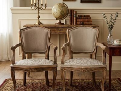 Pair of Vintage French Country Chairs