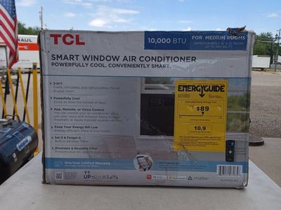 TCL 10,000 BTU Smart Window Air Conditioner 3-in-1, Wi-Fi Enabled, Voice Control