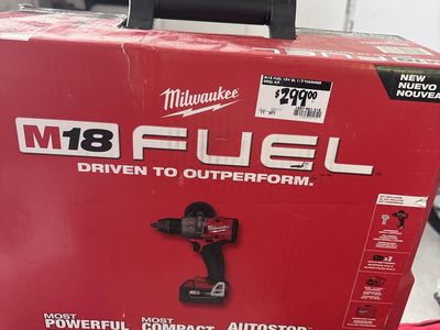 Milwaukee M18 FUEL 18V BL 1/2 Hammer Drill Kit 2904-22