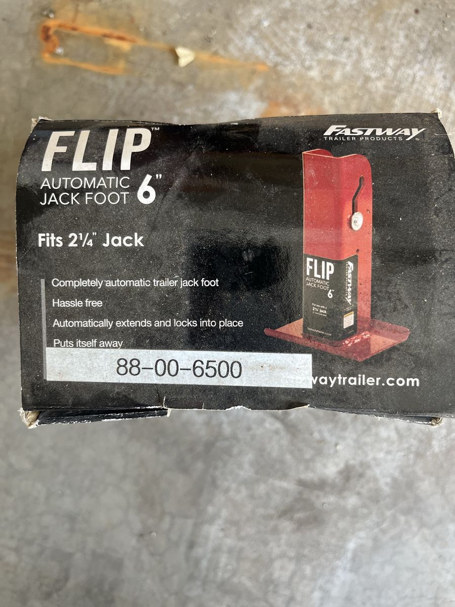Fast way flip automatic jack foot 6”
