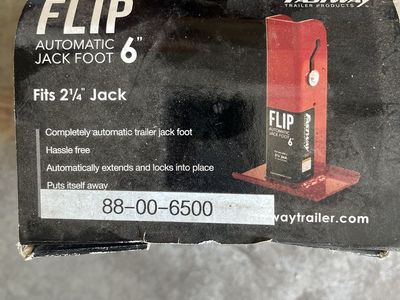 Fast way flip automatic jack foot 6”