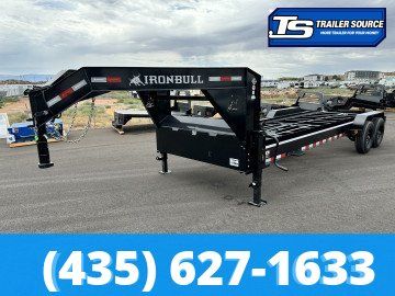 7x20 Iron Bull DBG Gooseneck Roll Off Trailer - 16K GVWR -