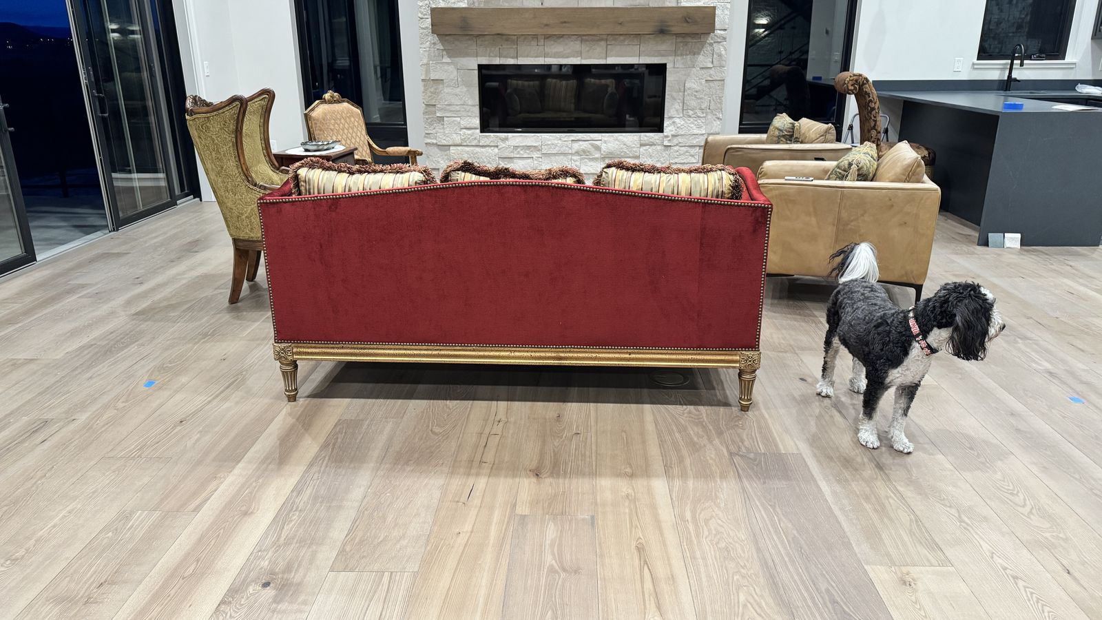 GOLD FRAME CUSTOM COUCH