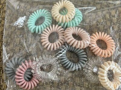 CleanSpiral plastic hair Ties Things Jobbies