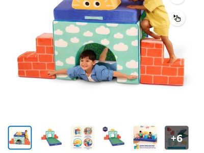 Battat Play Space Cloud Castle Foam Fort Building Set