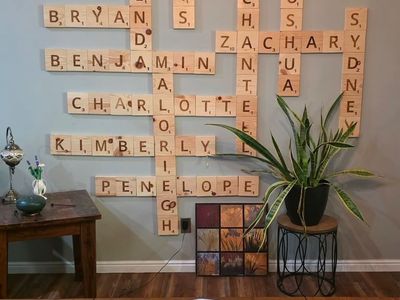 Custom scrabble tiles/letters