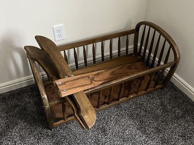 Baby Cradle With Mattress
