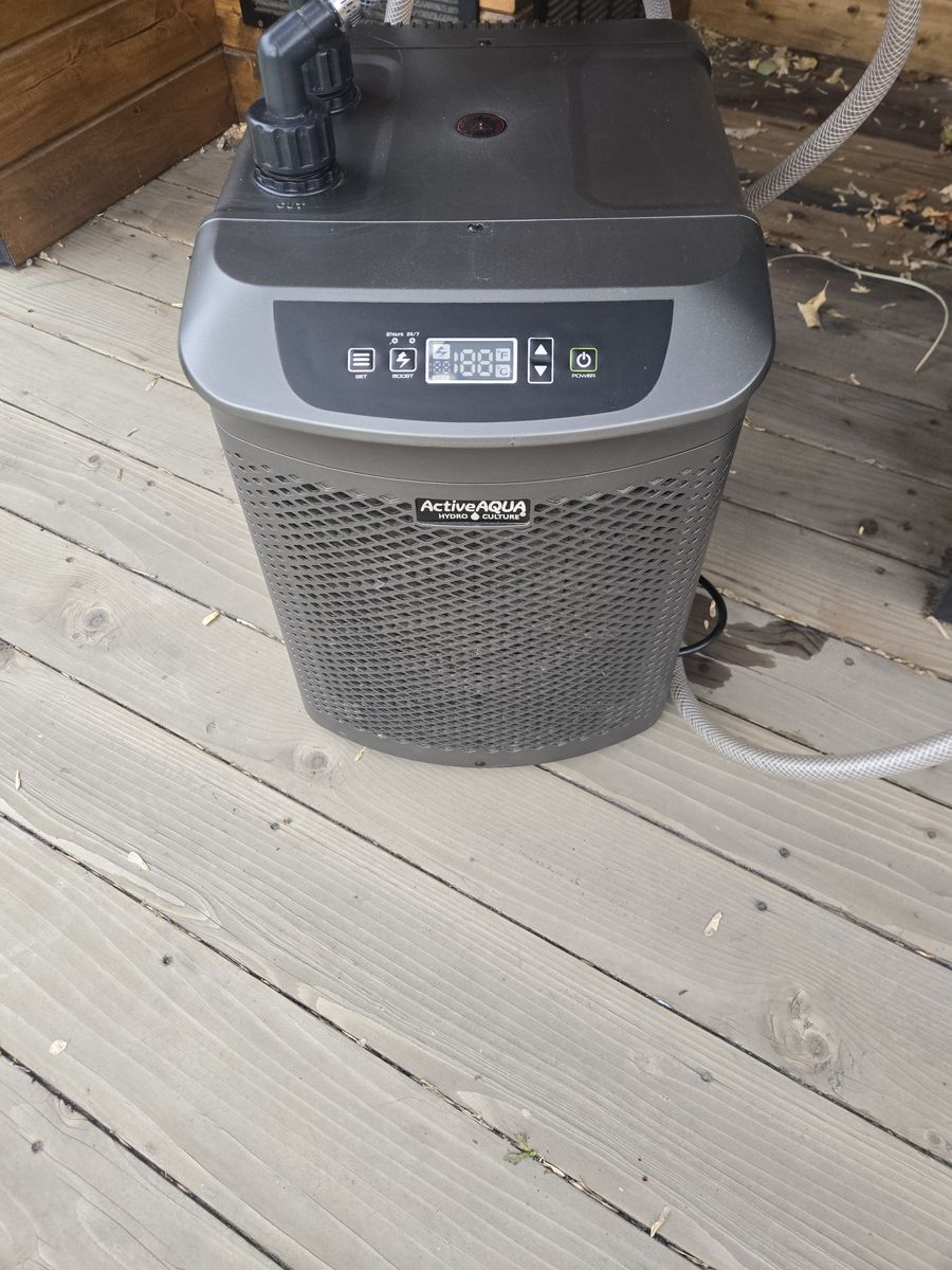 Cold plunge water chiller with water pump!