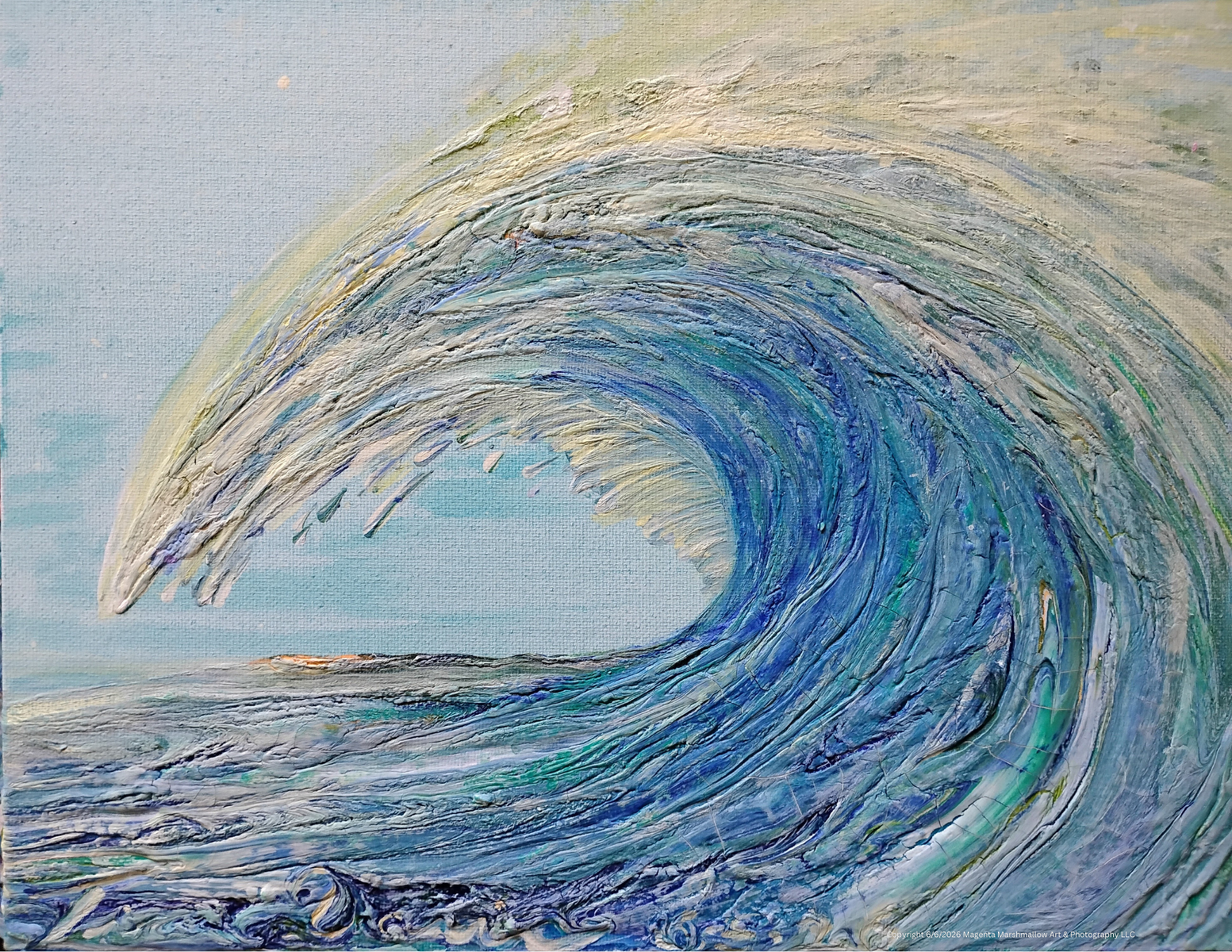 Ocean Wave - Premium Plush Blanket