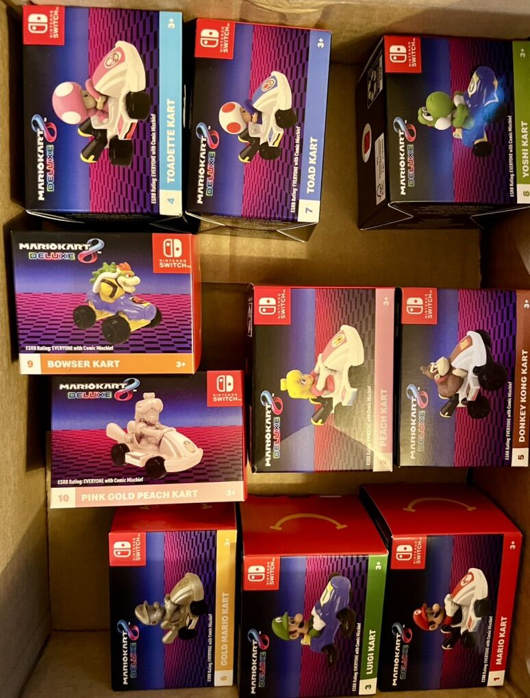 Super Mario Kart Switch Mcdonalds Set