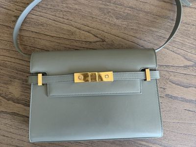 YSL (Saint Laurent) green purse