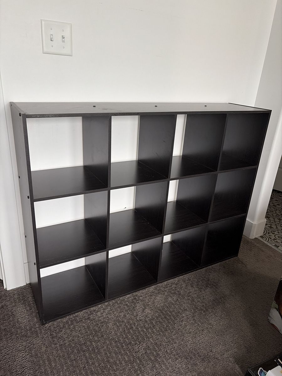 Cube Shelf (4x3, Black)