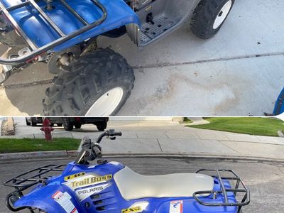 2 Polaris trail boss -1 - is a 2003 330 the other a 2002 325 both run! These are 2 wheel drives.
