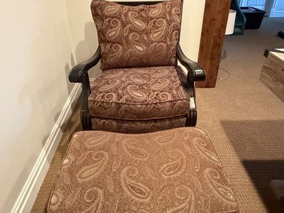 Decorative Chair and Ottoman