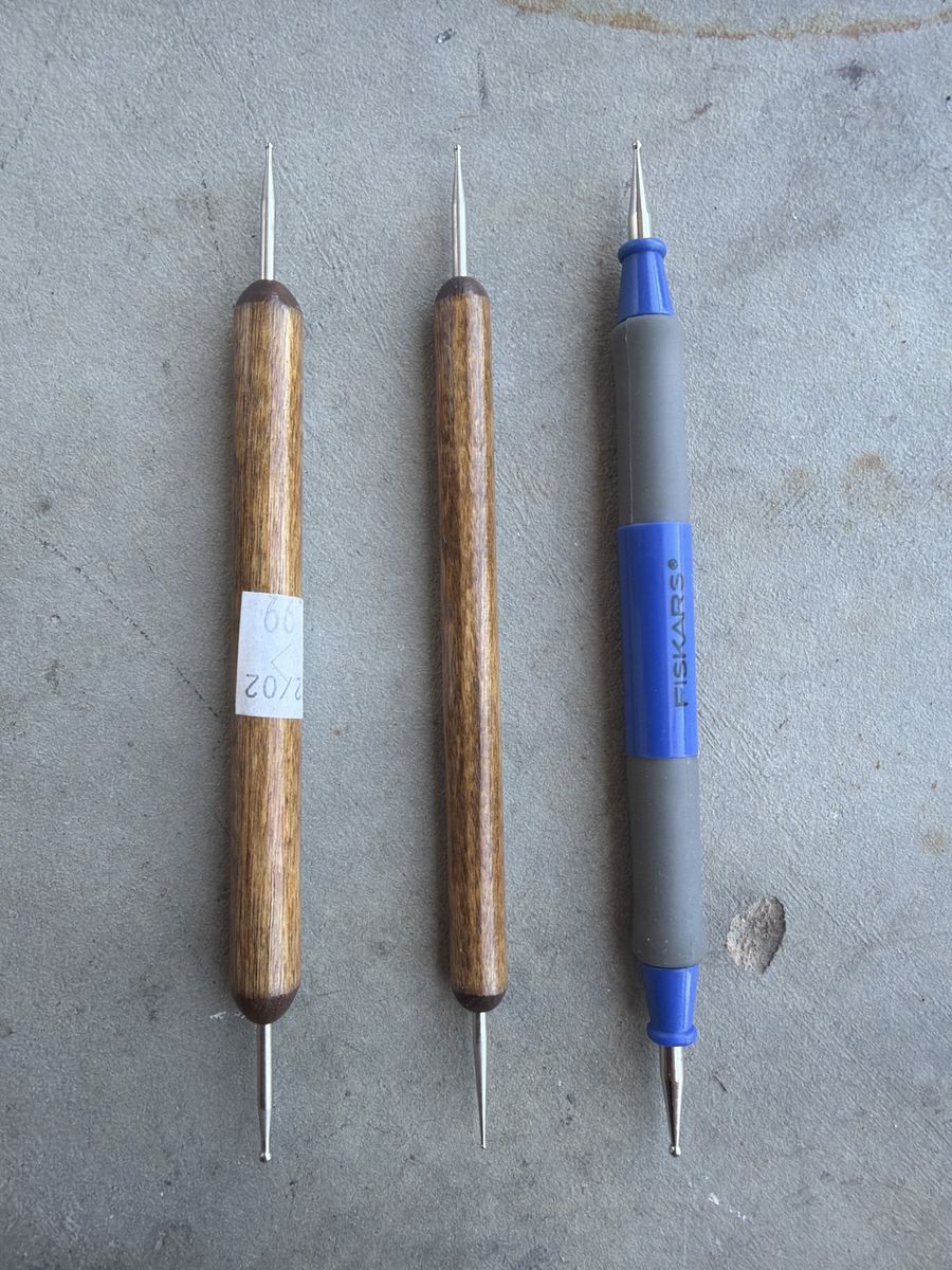 Set of 3 Double-Ended Embossing Stylus Tools Craft Set