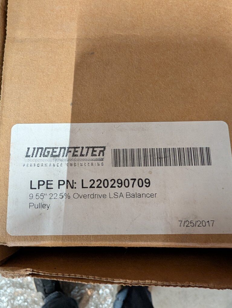 CTSV ZL1 lower blower pulley