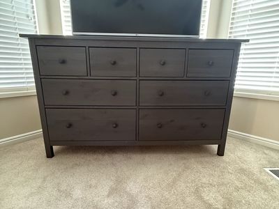 IKEA Hemnes 8-Drawer Dresser in Gray