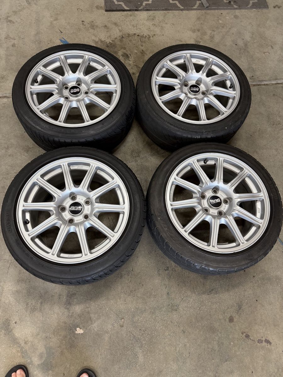 STI BBS wheels and tires 5x114.3