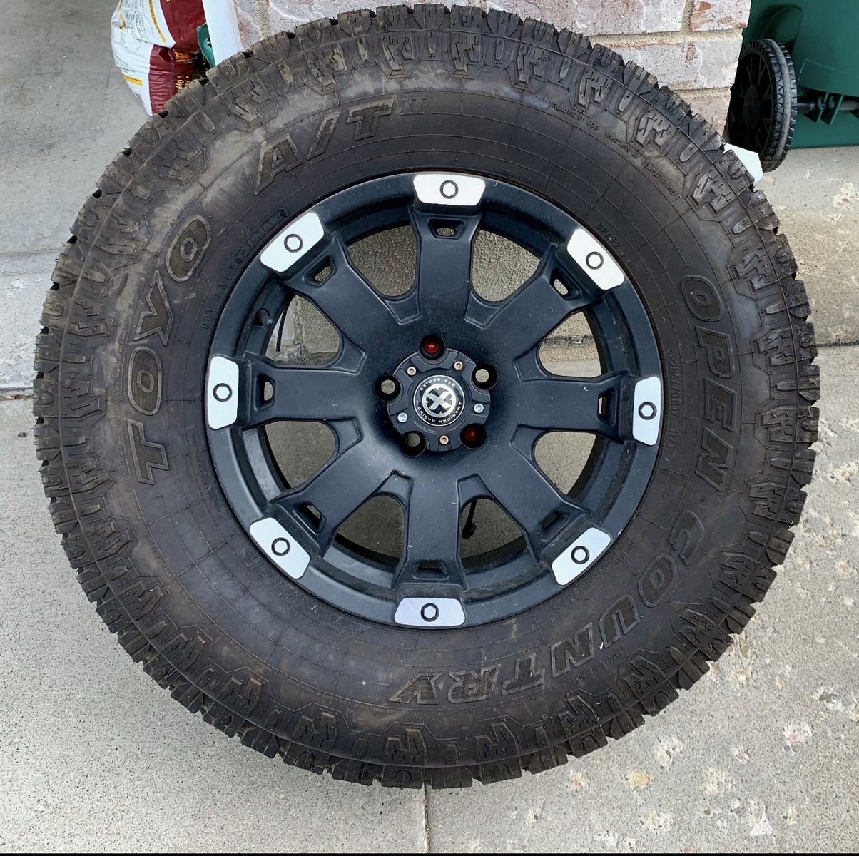 Toyo Open Country A/T Tire + Rim (265/70R17)