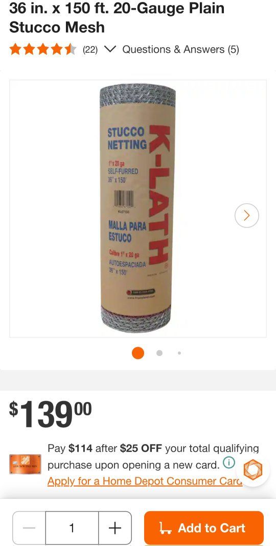  Stucco Netting Wire Mesh Roll