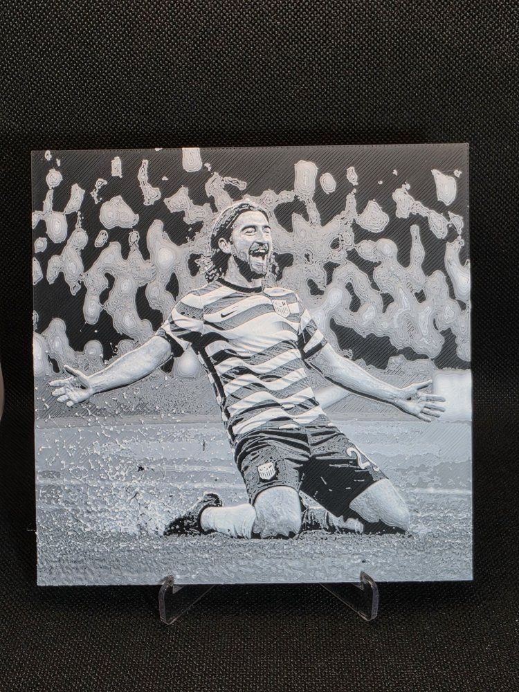 Noah Kahan USMNT Knee Slide Custom 3D Art - Truly Unique