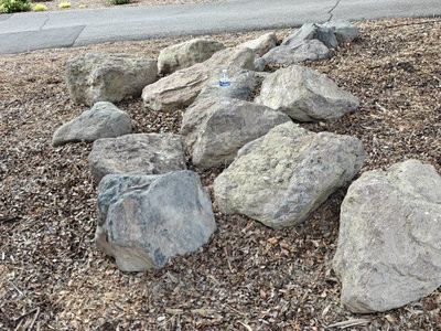 Landscape Boulders - Large Natural Rock Garden Decor, Various Sizes, Bulk Lot