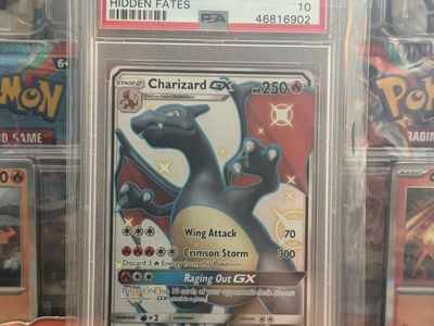 2019 Pokemon S&M Hidden Fates SV49 Charizard GX Full Art PSA 10 Gem Mint
