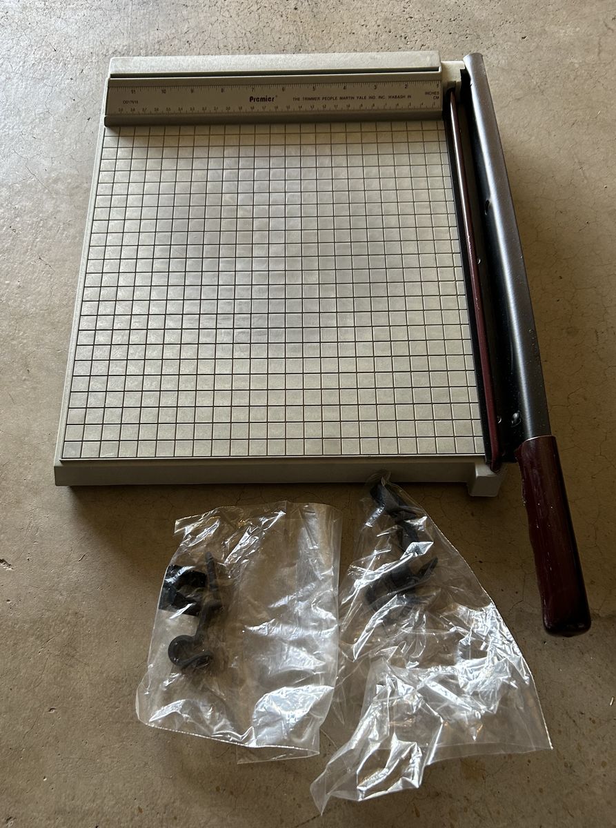 Premier 12 Inch Paper Cutter Model P212 - Lightweight and Portable