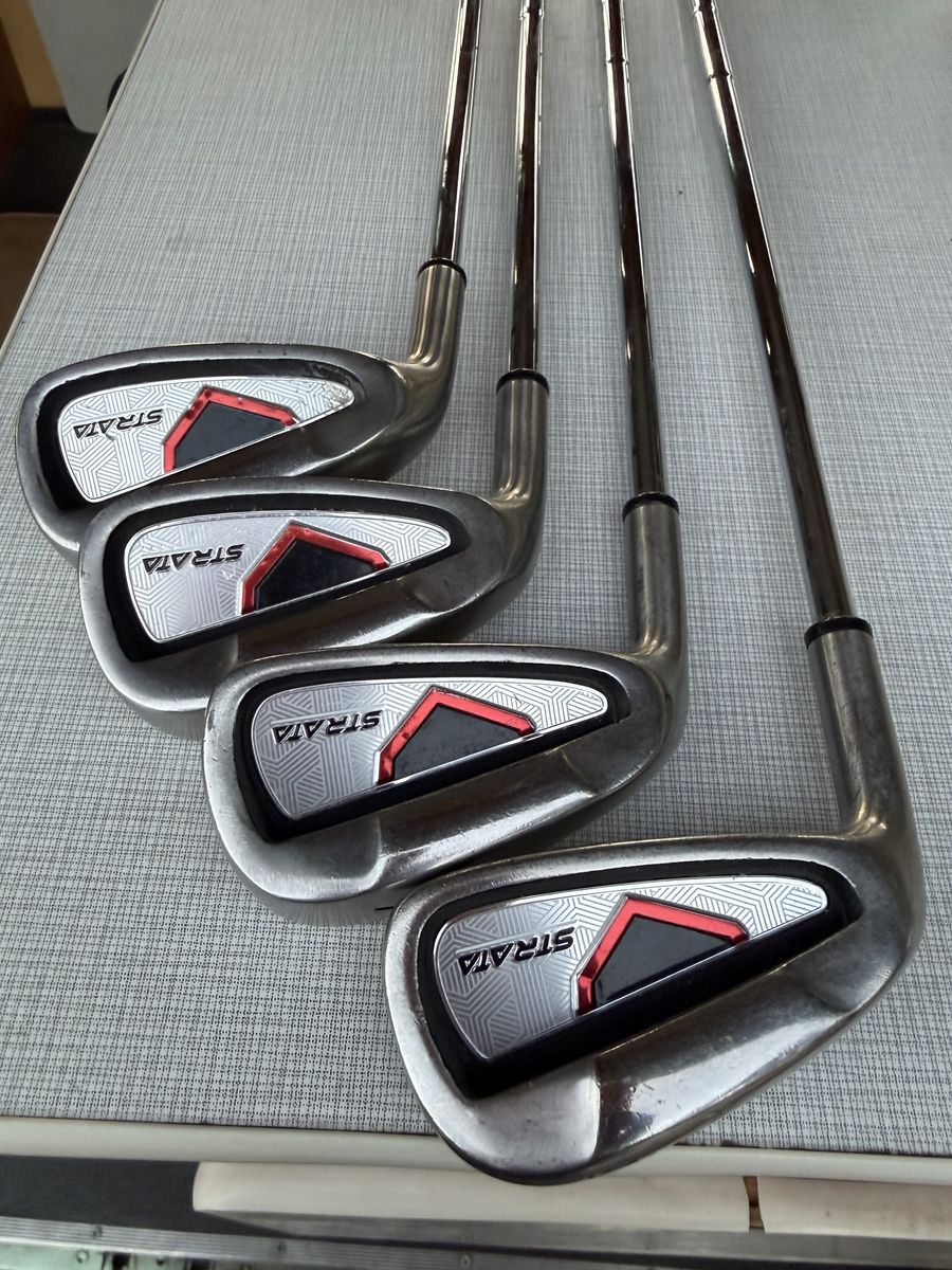 Left handed Callaway Strata Golf Iron Set